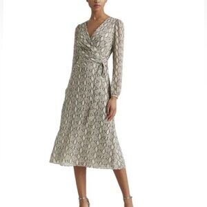 Lauren Ralph Lauren Snake Print Dress Size 6